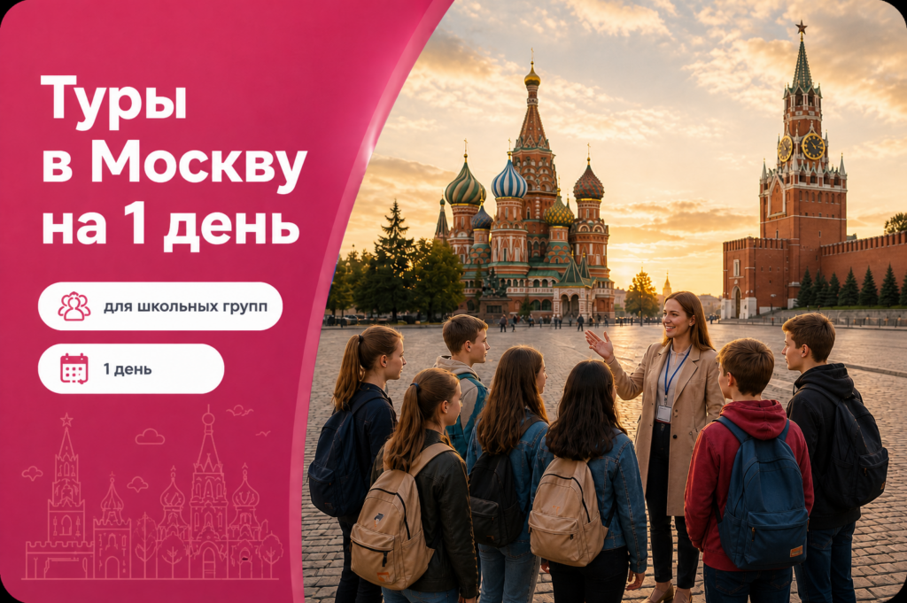 Туры в Москву на 1 день