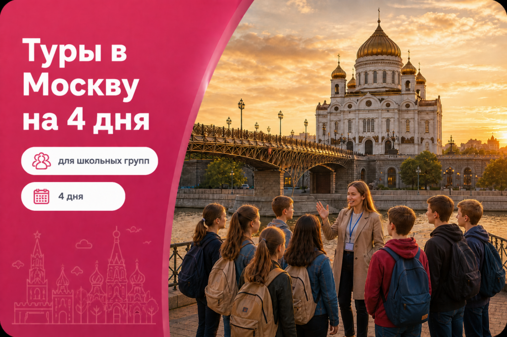 Туры в Москву на 4 дня